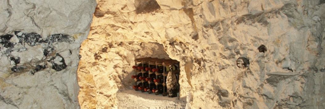 Bottles in Chalk Cellar