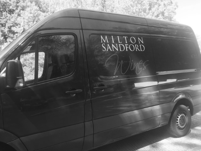 Milton Sandford Wines' van