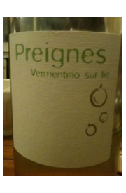 Domaine Preignes le Vieux Vermentino Sur Lie 2022